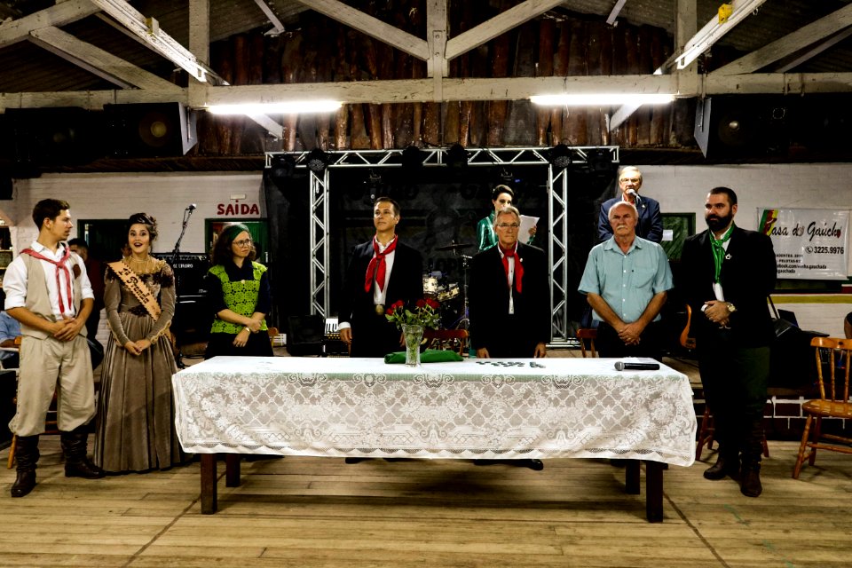 16.03.2019 - Vice-prefeito Idemar Barz no jantar e baile de posse da nova patronagem da União Gaúcha - Foto Michel Corvello