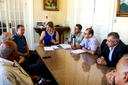 02.04.2019 - Prefeita Paula Mascarenhas  em reunião com Consórcio da Zona Sul, SDR Estadual e Emater Regional sobre consórcio de máquinas - Foto: Gustavo Vara