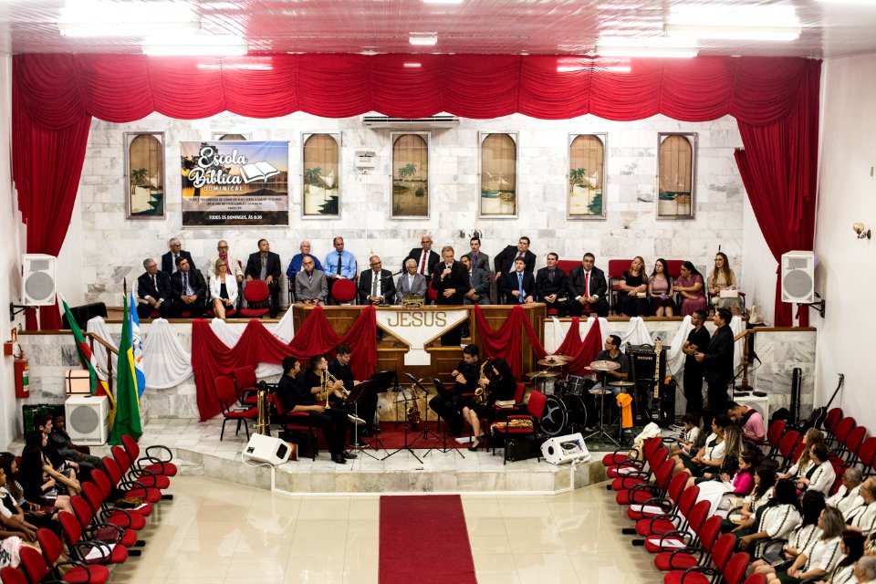08.12.2018 - Vice prefeito Idemar Barz participa do culto de ação de graças comemorando 78 anos da Igreja Assembleia de Deus - Foto: Gustavo Vara