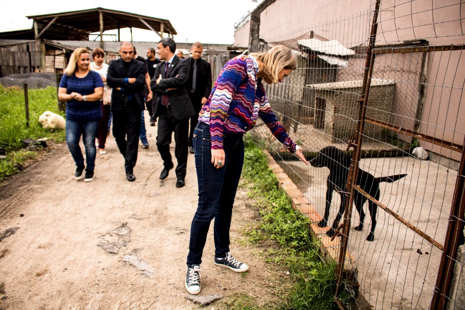 12.02.2019 - Prefeita Paula Mascarenhas recebe a visita  do superintendente da Susepe, Mario Santa Maria Junior, onde vistoriaram o Presídio Regional de Pelotas e a escola Franklin Olivé Leite - Foto: Gustavo Vara