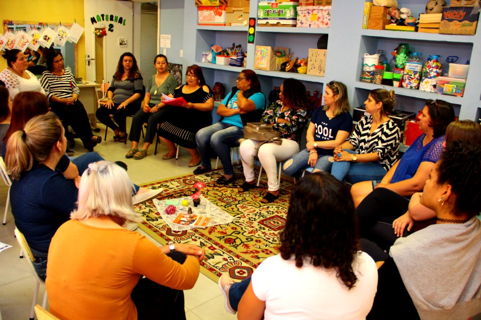 09.11.2018 - PACTO PELA PAZ - Circulo Restaurativo na EMEI Ivanir Dias - Foto Marcel Avila