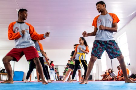 20.05.2019 - Treino do projeto Quem Luta Não Briga - Foto Michel Corvello