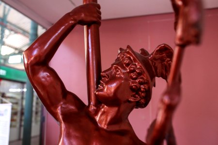 19.11.2018 Restauração da escultura de Mercurio - Fotos Gustavo Mansur