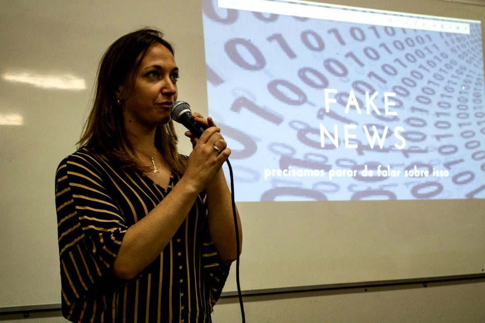 06.05.2019 - Seminário sobre Fake News com a jornalista Tais Seibit - Foto Michel Corvello