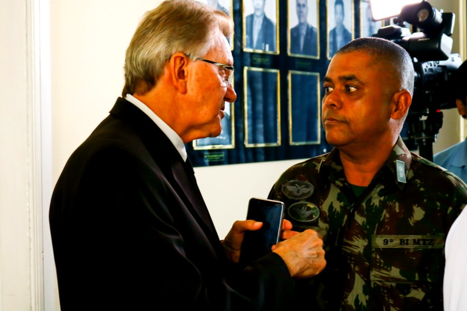 29.03.2019 - Vice-prefeito Idemar Barz na solenidade do 25°Aniversário do Posto Médico de Guarnição - Foto Michel Corvello