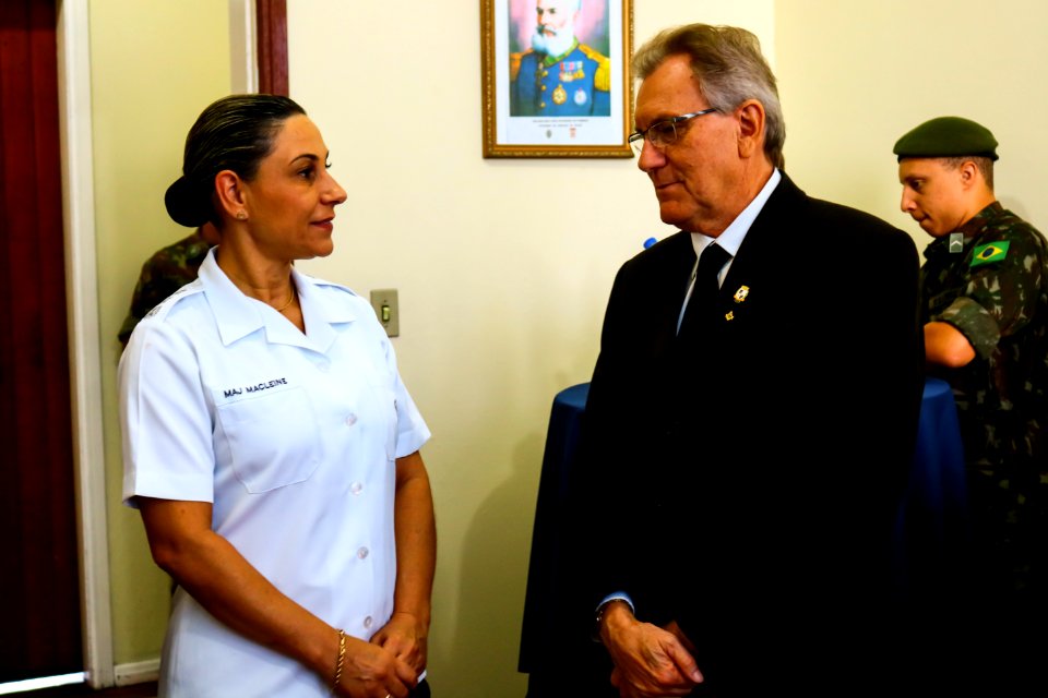 29.03.2019 - Vice-prefeito Idemar Barz na solenidade do 25°Aniversário do Posto Médico de Guarnição - Foto Michel Corvello