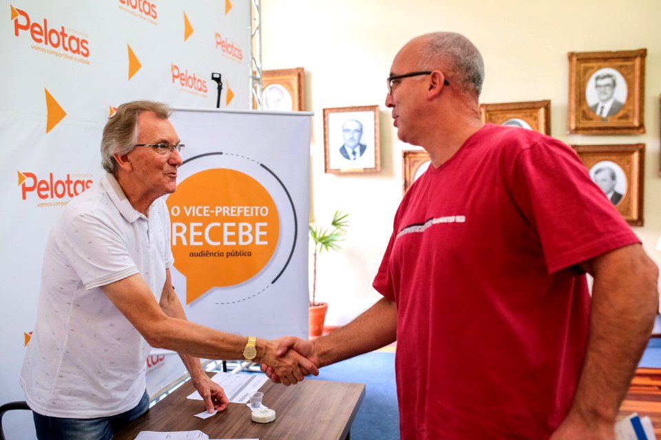 12.04.2018 Vice prefeito recebe - Fotos Gustavo Mansur