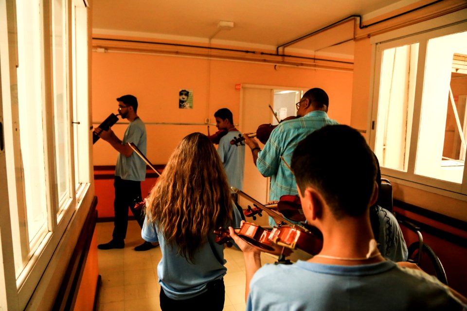 15.01.2019 -  Apresentação do coro de Violinos de Minas Gerais na Beneficiência Portuguesa  - Foto: Gustavo Vara