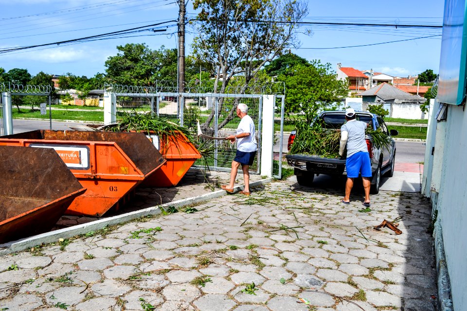 25.01.2018 - Recebimento de materias no Ecoponto de Pelotas . Localizado na Juscelino Kubitschek de Oliveira, 3.195.