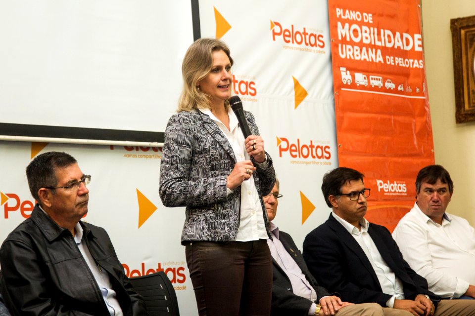 25.04.2019 - Prefeita Paula Mascarenhas durante apresentação do Plano de Mobilidade Urbana - Foto: Gustavo Vara