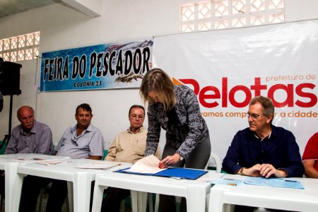 12.04.2019 - Prefeita Paula Mascarenhas e o vice Idemar Barz participam da lançamento da Festa do Peixe - Foto: Gustavo Vara