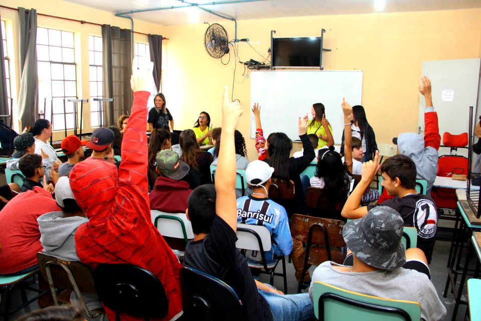 25.03.2019 - SMED  - Síndrome de Down; Orientação e Conscientização na EMEF Cecília Meireles - Foto Marcel Avila