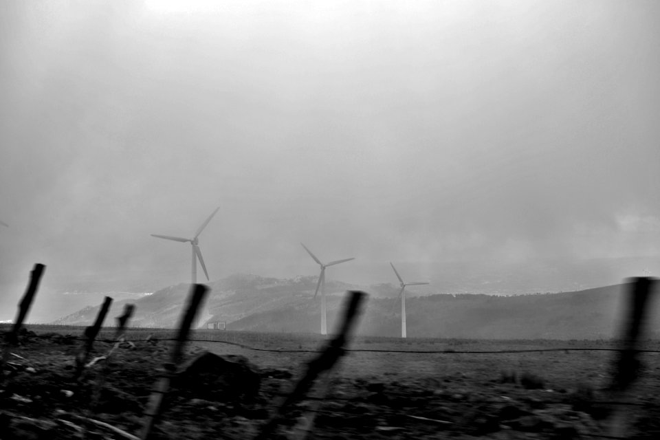 A néboa na Serra da Capelada