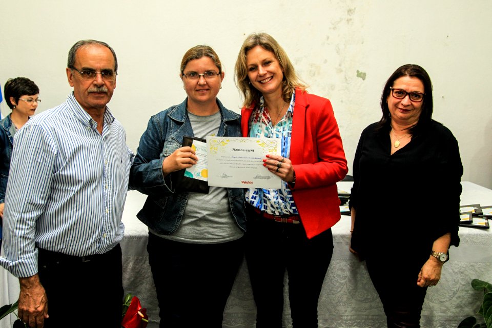 19.10.2018 - Prefeita Paula Mascarenhas durante homenagem ao Dia do Professor aos professores da rede municipal - Foto: Gustavo Vara