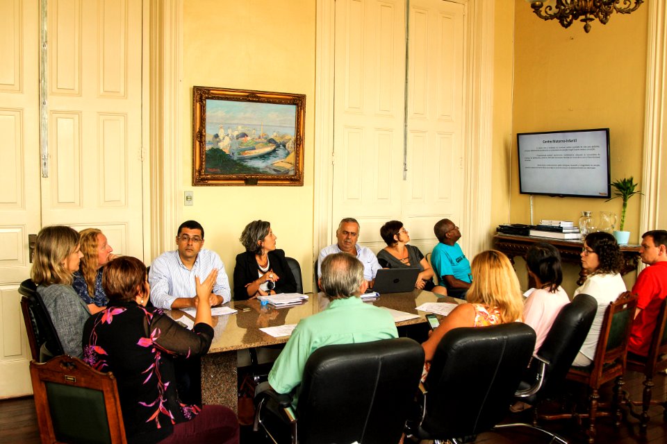 14.03.2019 - Prefeita Paula Mascarenhas em reunião sobre a Upa da Bento com a secretária de Saúde Ana Costa - Foto: Gustavo Vara