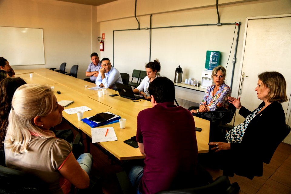 05.12.2018 - Prefeita Paula Mascarenhas durante reunião do CIP - Foto: Gustavo Vara