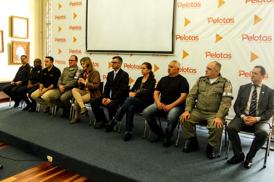 18.09.2018 - Coletiva de imprensa do GGI, para apresentação dos índices de violência no Pacto Pelotas pela Paz - Foto: Gustavo Vara