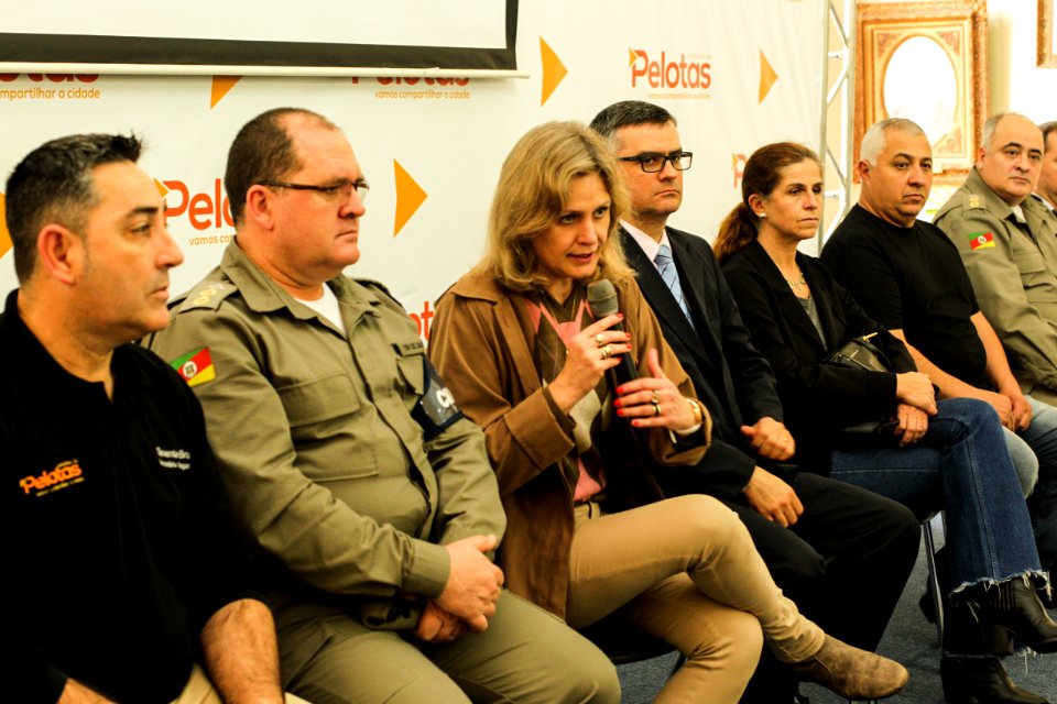18.09.2018 - Coletiva de imprensa do GGI, para apresentação dos índices de violência no Pacto Pelotas pela Paz - Foto: Gustavo Vara