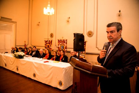 23.10.2018 - Prefeita Paula Mascanhenhas no evento de Assembléia geral festiva conjunta com os Lions Clubes Pelotas Centro, Núcleo Baronesa e Norte  - Foto: Gustavo Vara