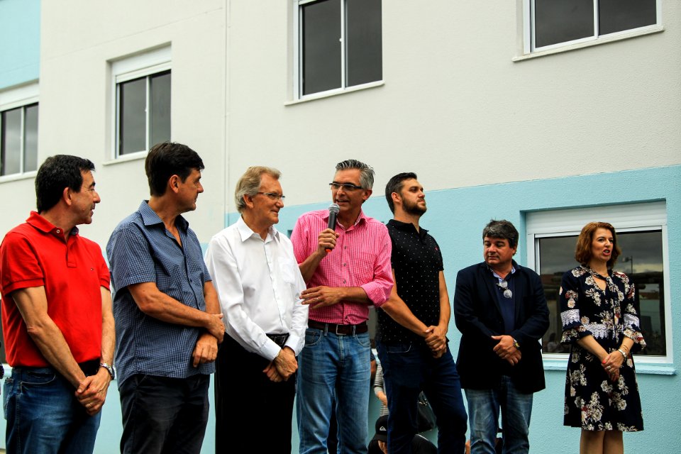 20.12.2018 - Vice prefeito Idemar Barz participa da entrega do Residencial Venezia  no bairro Fragata - Empreendimento Roberto Ferreira - Foto: Gustavo Vara