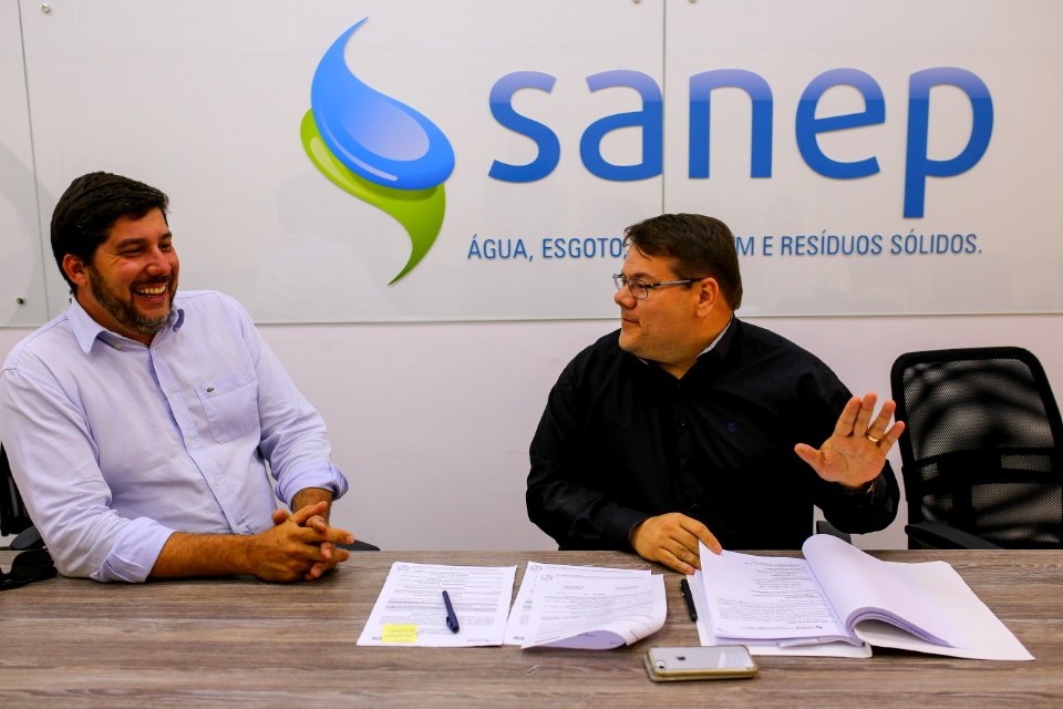 21.11.2018 SANEP assinatura decontrato com RK Engenharia - Fotos Gustavo Mansur