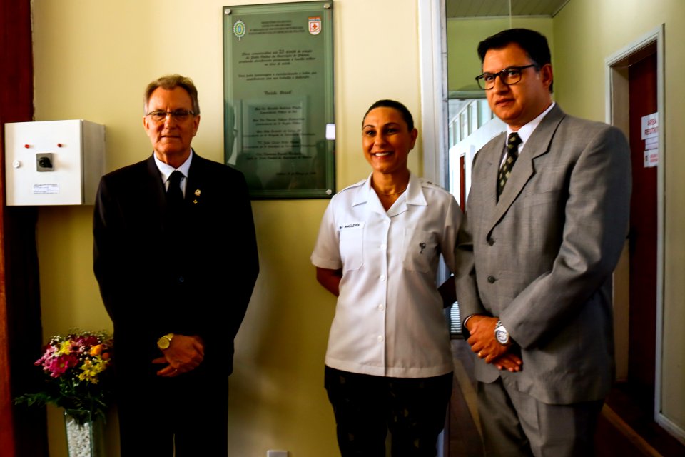 29.03.2019 - Vice-prefeito Idemar Barz na solenidade do 25°Aniversário do Posto Médico de Guarnição - Foto Michel Corvello