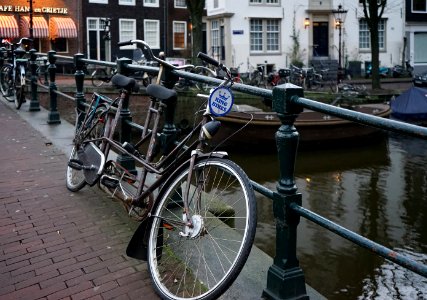 Amsterdam bikes photo