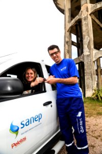 11.10.2018 - Prefeita Paula Mascarenhas e o vice Idemar Barz realizam a entrega de veículos no reservatório R5, entrega de máquinas e visita nas obras do Sanep,  no Fragata - Foto: Gustavo Vara