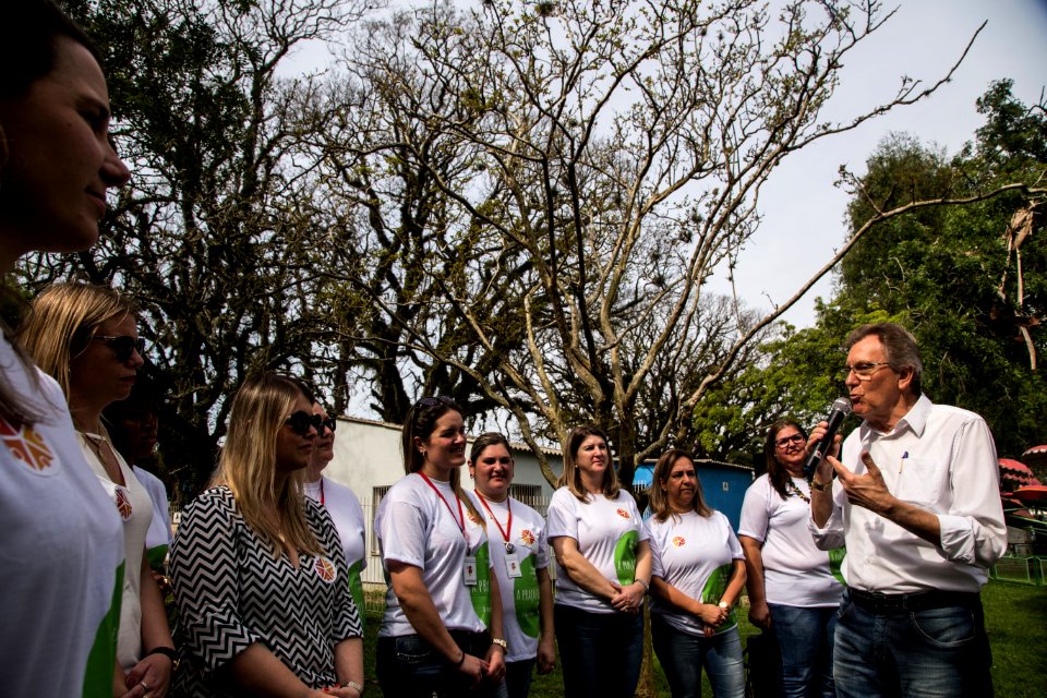 29.09.2018 - Vice prefeito Idemar Bar participa do evento A praça é de todos - promovido pelas escolas Mário Osório Magalhães, Bernardo de Souza e Ruth Blank - alusivo ao Pacto Pelotas pela Paz - Foto: Gustavo Vara