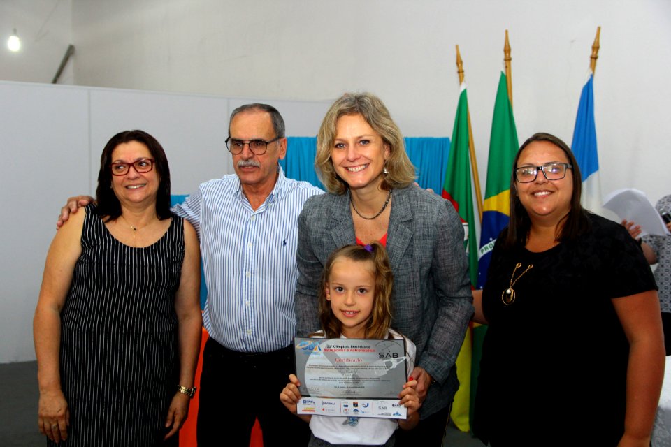 30.11.2018 - Gab Prefeita - Premiação da Olimpíada Brasileira de Astronomia e Astronáutica - Foto Marcel Avila