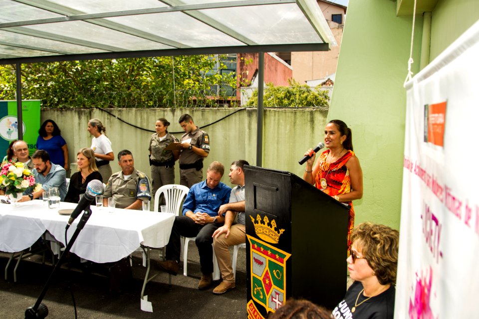 15.03.2019 - Prefeita Paula Mascarenhas e vice Idemar Barz no encontro de Acolhimento às Mulheres - Foto Gustavo Vara