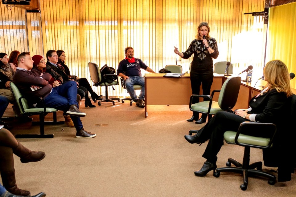 18.06.2018 Prefeita Paula palestra na Câmara de Caxias Pacto Pelotas pela Paz - Fotos Gustavo Mansur