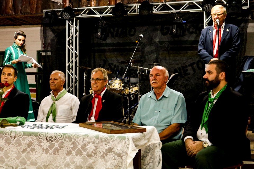 16.03.2019 - Vice-prefeito Idemar Barz no jantar e baile de posse da nova patronagem da União Gaúcha - Foto Michel Corvello