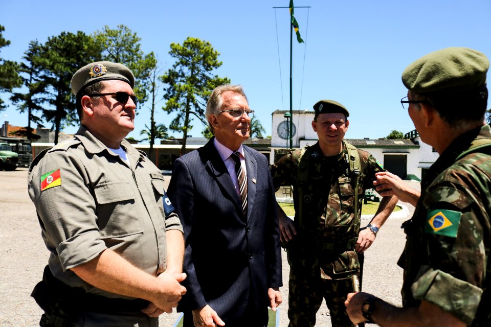 19.11.2018 - Vice Idemar na cerimônia do dia da Bandeira no 9º batalhão militar - FotoMichelCorvello