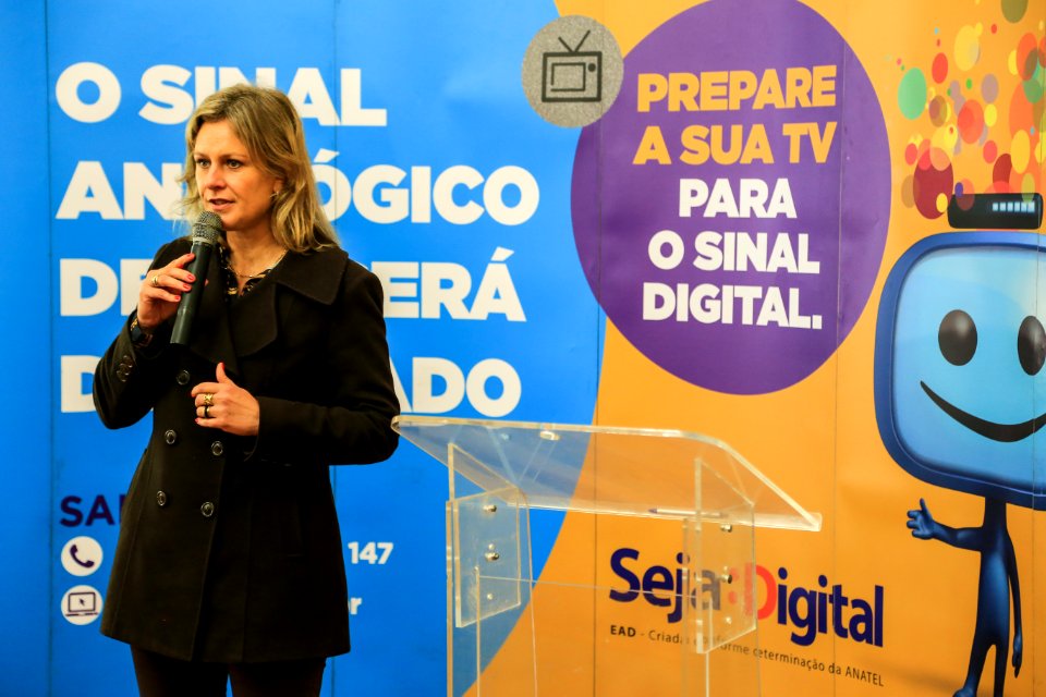 17.09.2018 - Prefeita Paula Mascarenhas no evento  de lançamento Seja Digital, no Salão Nobre do Paço Municipal - Foto: Gustavo Vara
