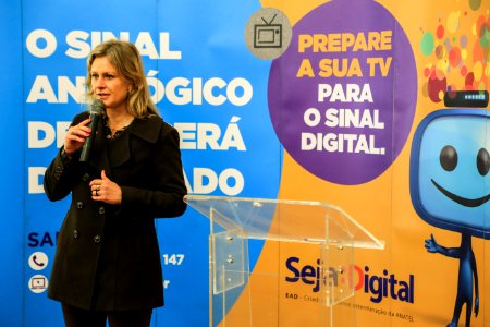 17.09.2018 - Prefeita Paula Mascarenhas no evento  de lançamento Seja Digital, no Salão Nobre do Paço Municipal - Foto: Gustavo Vara
