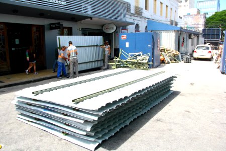 06.02.2019 - SEPLAG - Obras de Requalificação do Calçadão - Foto Marcel Avila