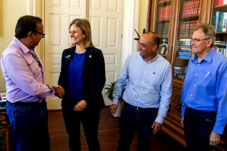 21.03.2019 - Prefeita Paula Mascarenhas apresenta novo secretário de Serviços Urbanos Antônio Ozório - Foto Gustavo Vara