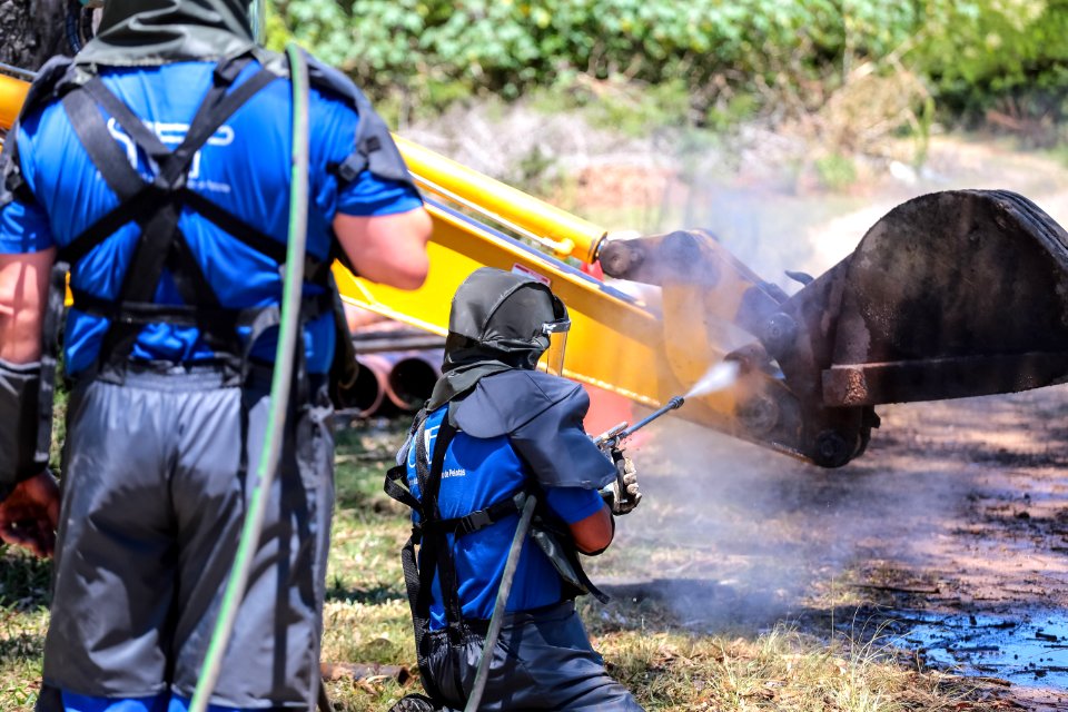 07.02.2018 SANEP curso caminhão hidrojato - Fotos Gustavo Mansur