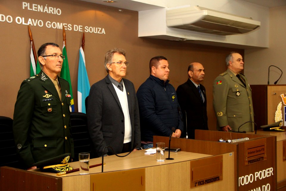 04.09.2018 - Gab Vice Prefeito - Sessão Solene na Câmara alusiva Semana da Pátria - Foto Marcel Avila