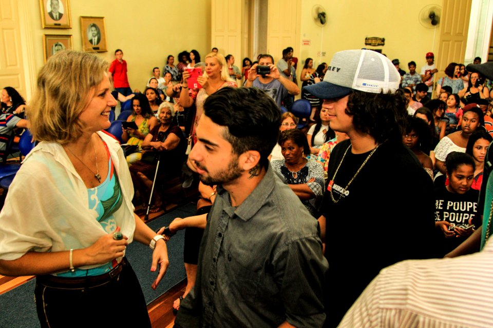 21.10.2018 - Prefeita Paula Mascarenhas e o vice Idemar Barz durante evento de formatura das turmas do START - Pacto Pelotas Pela Paz - Foto: Gustavo Vara