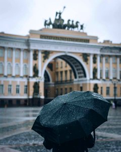 Rainy days in St Peterburg photo