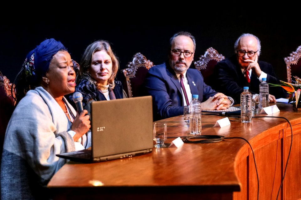 04.06.2018 Entrega  título Doutor Honoris Causa Boaventura de Souza Santos - Fotos Gustavo Mansur