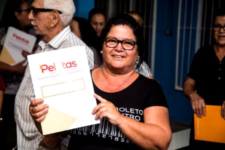 28.11.2018 - Prefeita Paula Mascarenhas realiza entrega da regularização fundiária do Loteamento Verona - Foto: Gustavo Vara photo