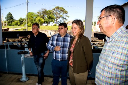 09.11.2018 - Prefeita Paula Mascarenhas e o vice Idemar Barz, acompanhados do Diretor Presidente do SANEP, Alexandre Garcia, realizam visita técnica na ETA Sinnot - Foto: Gustavo Vara