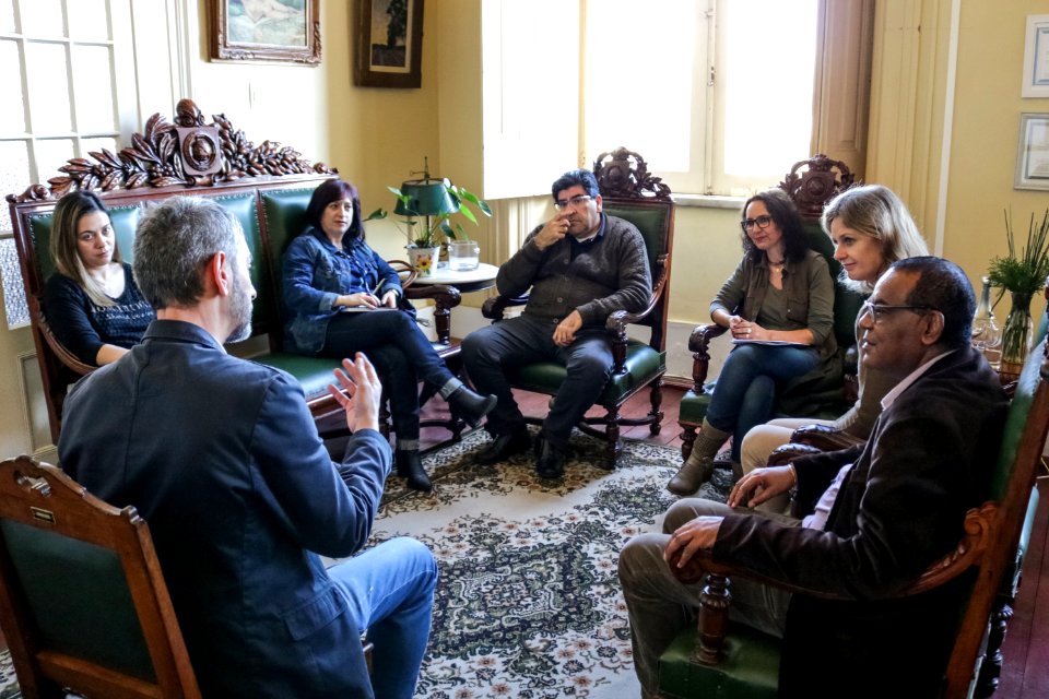 18.09.2018 Pref Paula em reunião com CDL - Fotos Gustavo Mansur