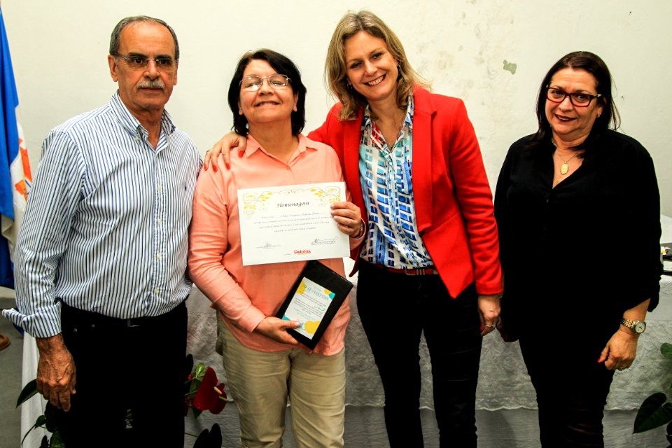 19.10.2018 - Prefeita Paula Mascarenhas durante homenagem ao Dia do Professor aos professores da rede municipal - Foto: Gustavo Vara