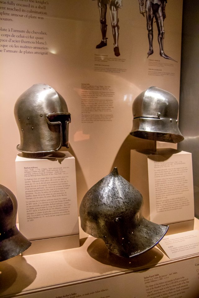 medieval helmets