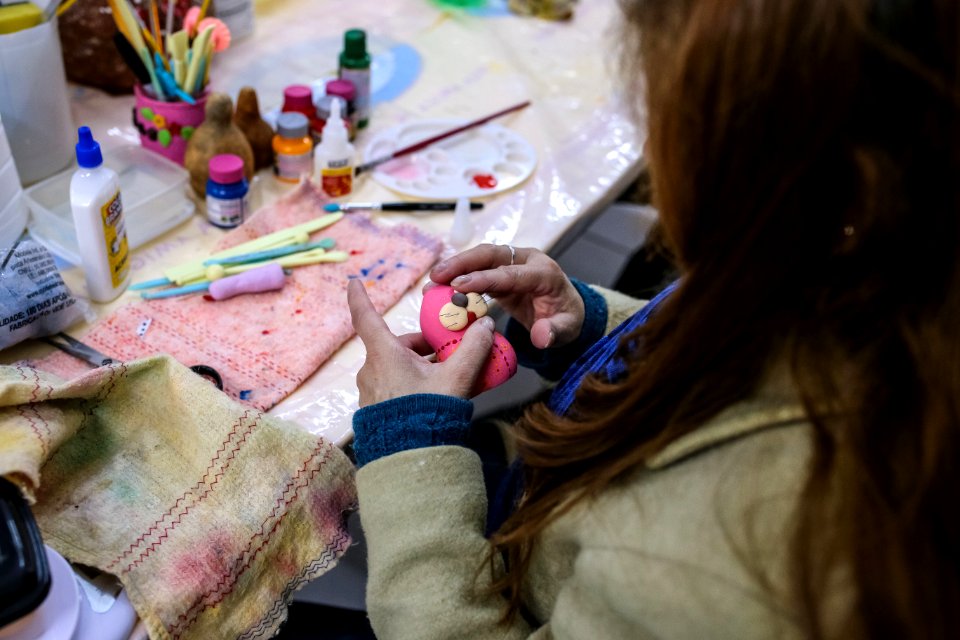 26.07.2018 Curso Retrate de pintura em porongo - Fotos Gustavo Mansur