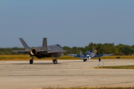 USAF heritage formation taxiing 2